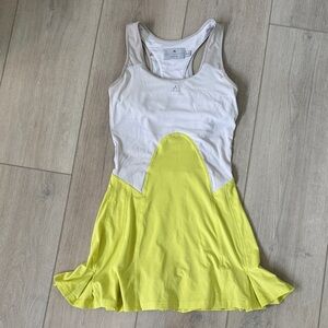 Adidas by Stella McCartney White and Yellow Dress small